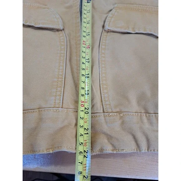 Timberland Strafford Washed Canvas XL Jacket in the wheat color